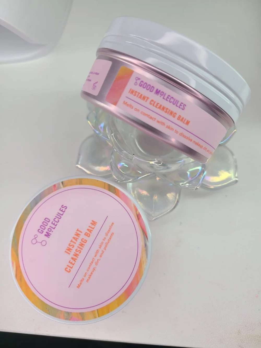 Two Jars of Good Molecules Instant Cleansing Balm - Pink Jar